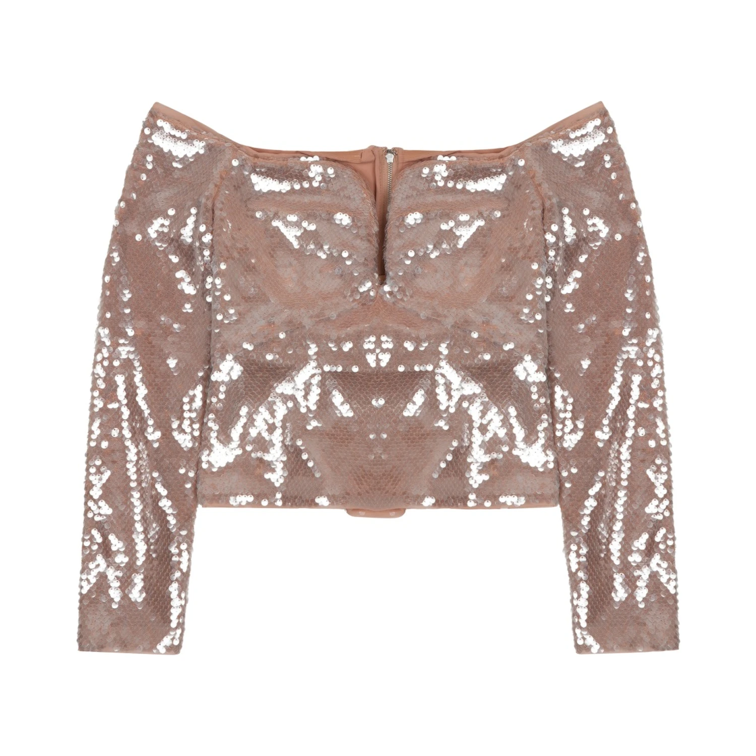 SEQUINED SLEEVELESS TOP