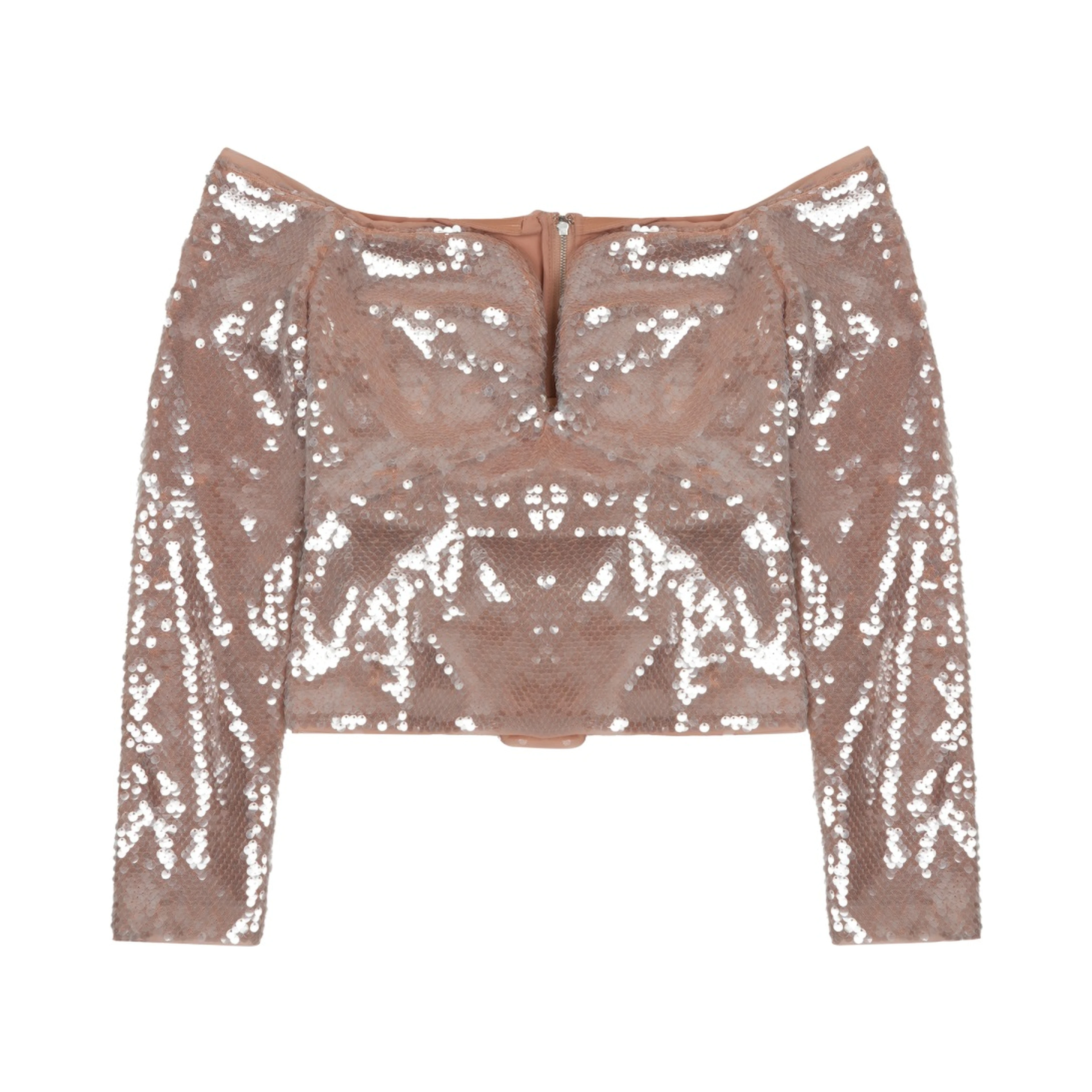 SEQUINED SLEEVELESS TOP