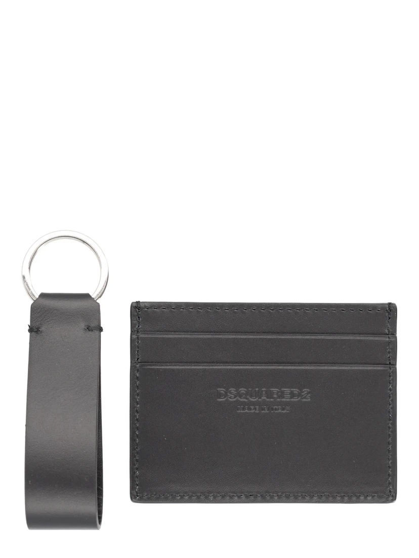 CARD HOLDER AND KEYCHAIN GIFT SET