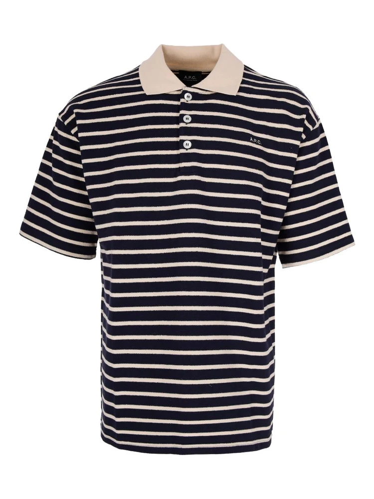 A.P.C. T-shirts and Polos Blue