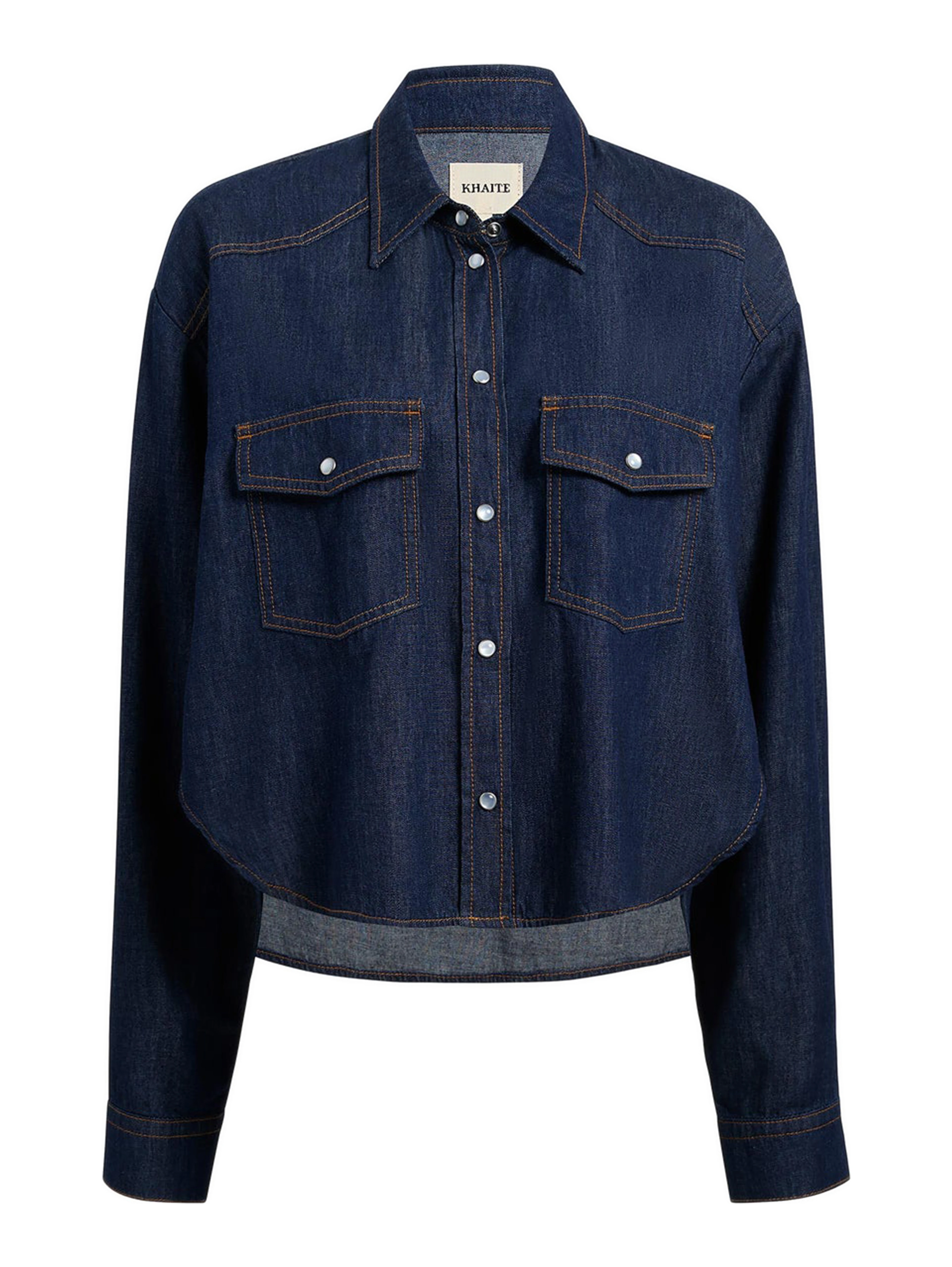 KHAITE Shirts Blue