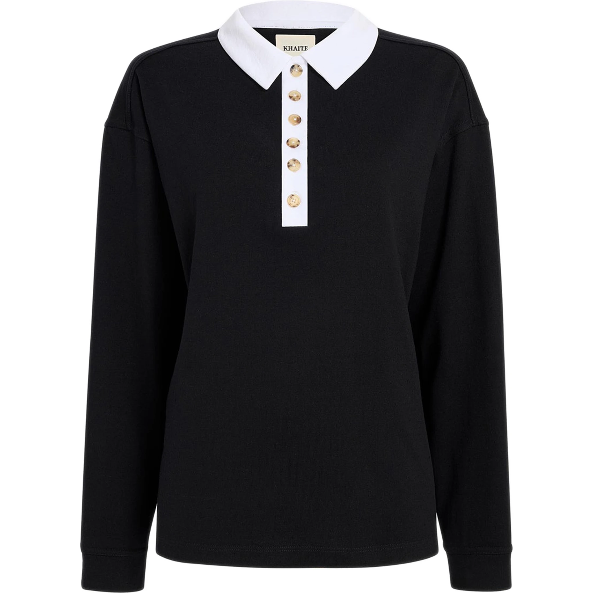 تيشيرتات وبولو سوداء من KHAITE