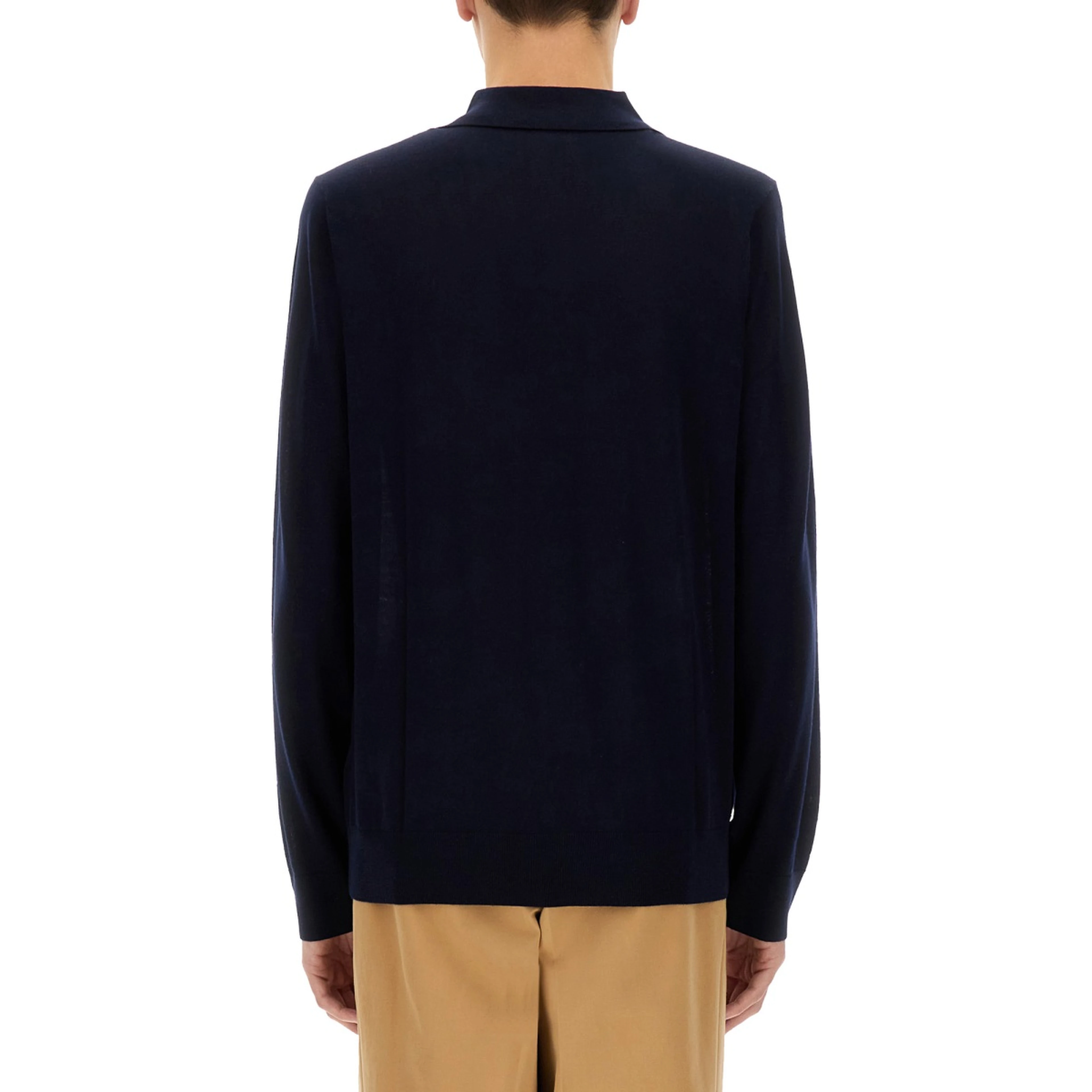 MERINO WOOL POLO SHIRT