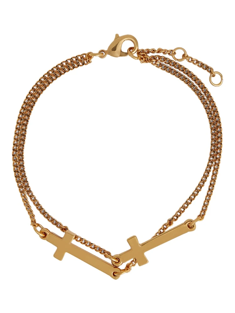 "JESUS" BRACELET WITH CROSS PENDANT