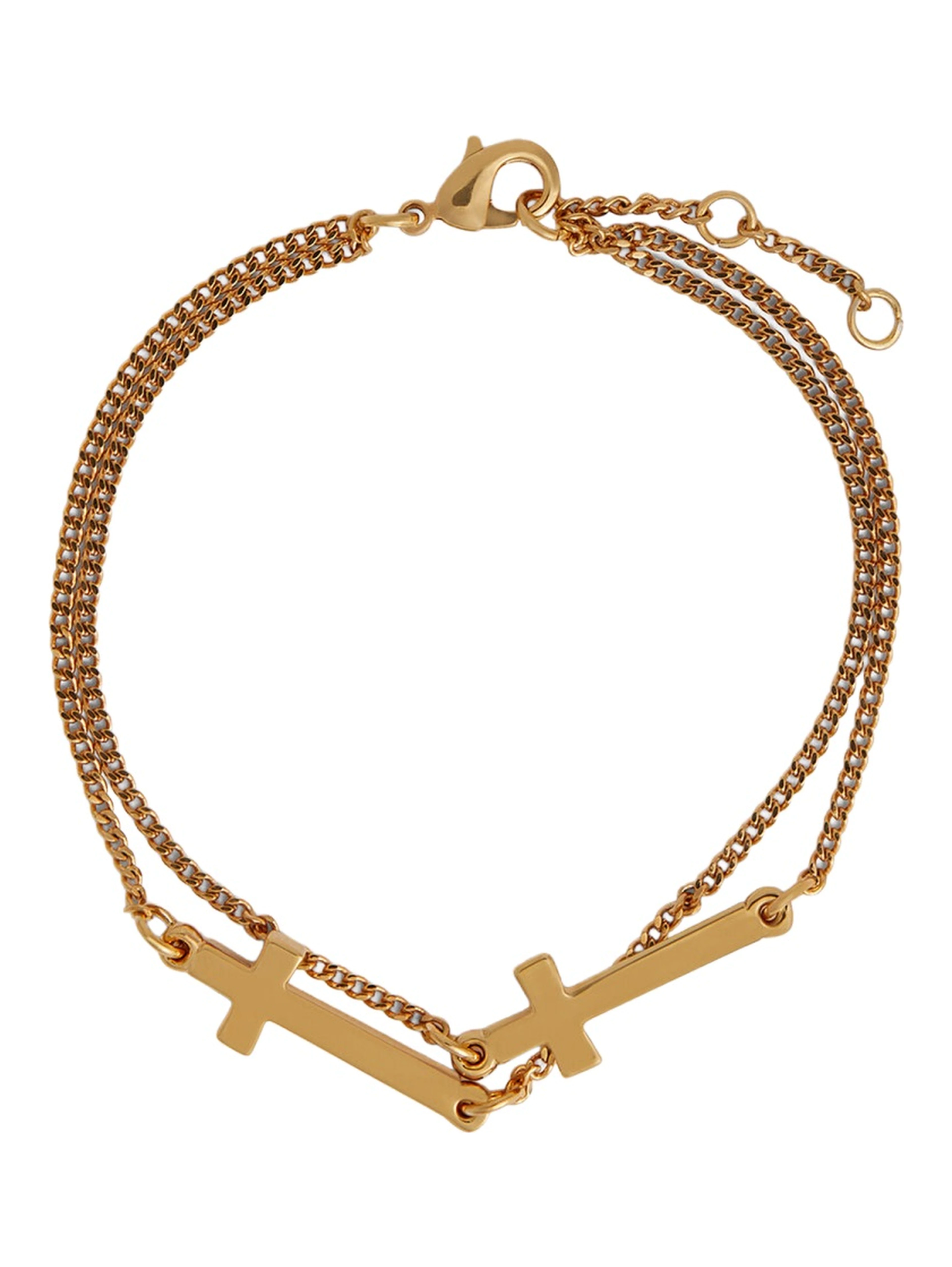 "JESUS" BRACELET WITH CROSS PENDANT