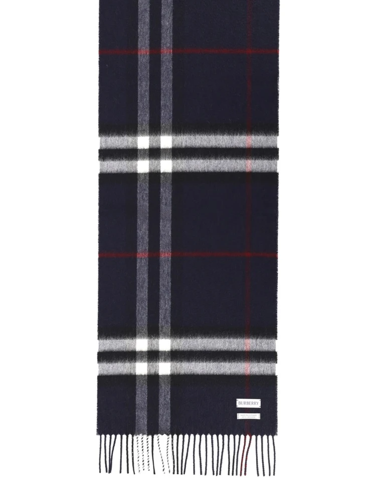 "CHECK" CASHMERE SCARF