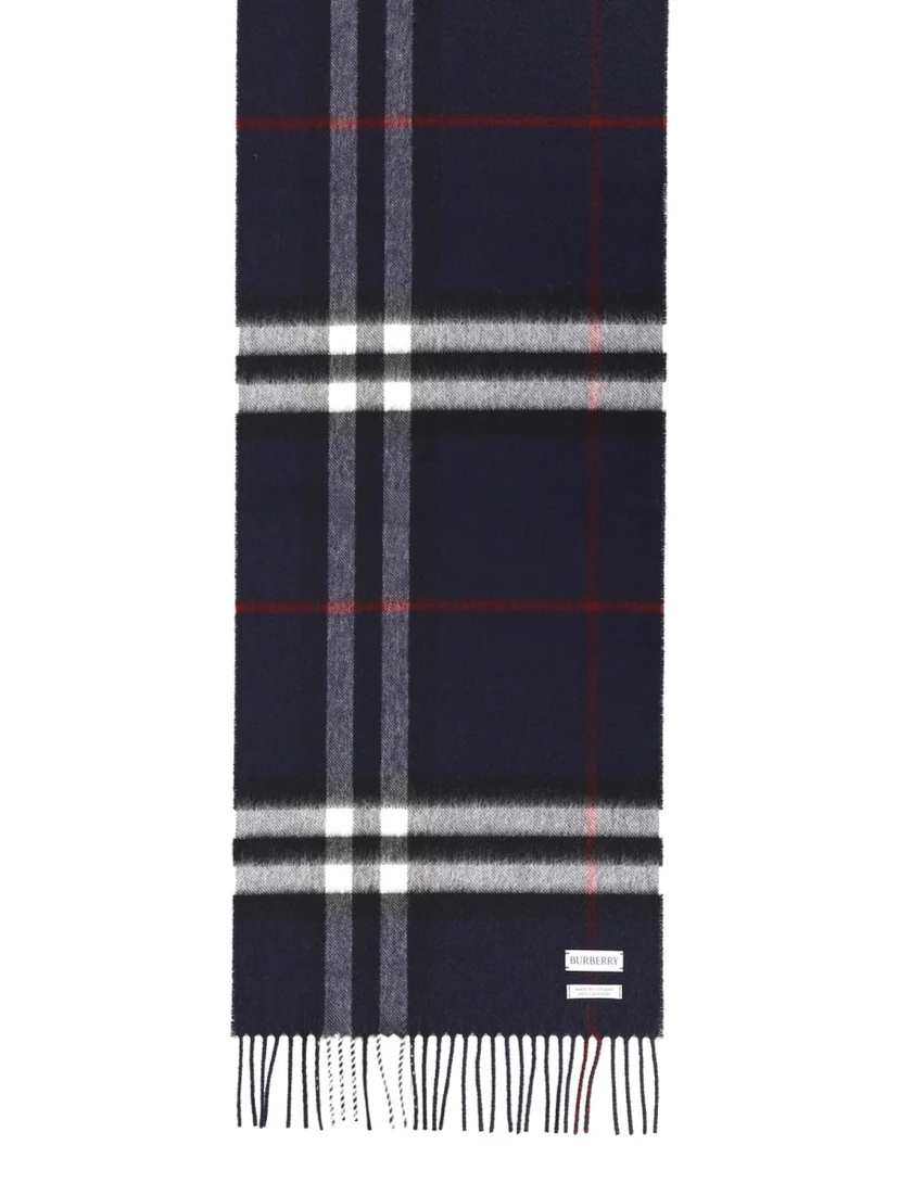 "CHECK" CASHMERE SCARF