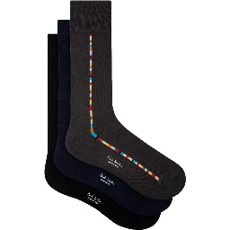 3-PACK SOCKS WITH LOGO