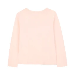 Kids logoprint long sleeve top pink