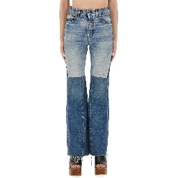 PATCHWORK DENIM JEANS