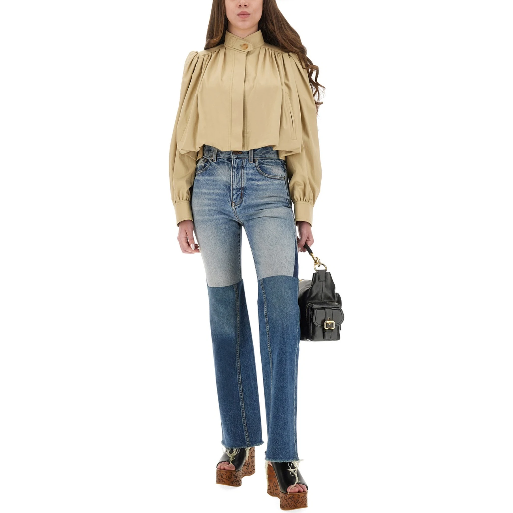 PATCHWORK DENIM JEANS