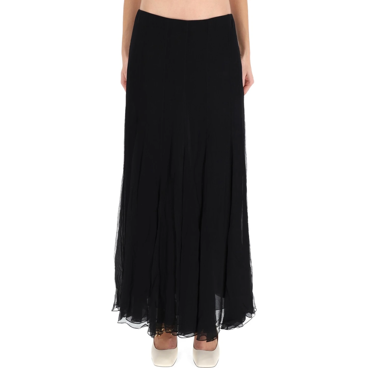 SILK MUSLIN MAXI SKIRT
