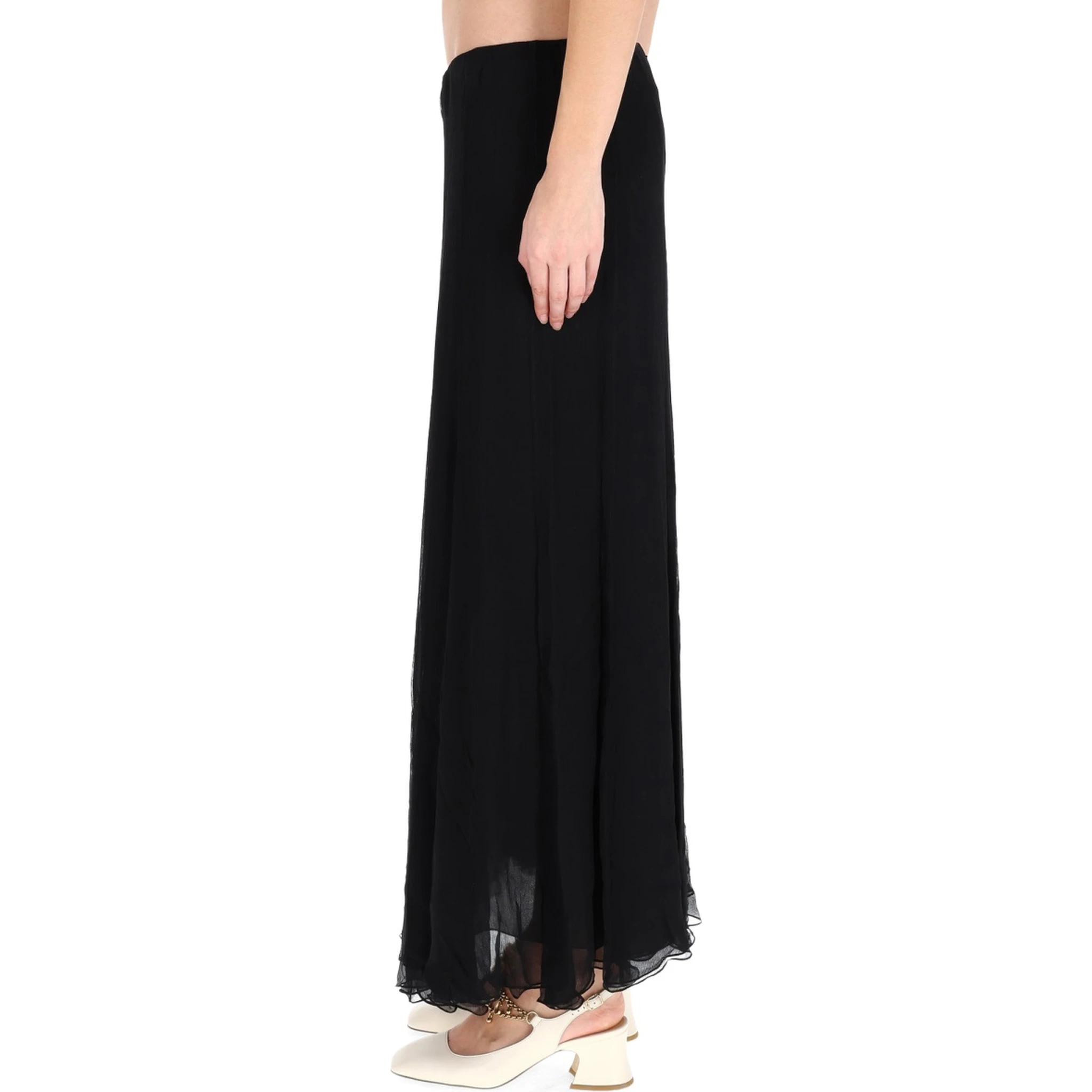 SILK MUSLIN MAXI SKIRT