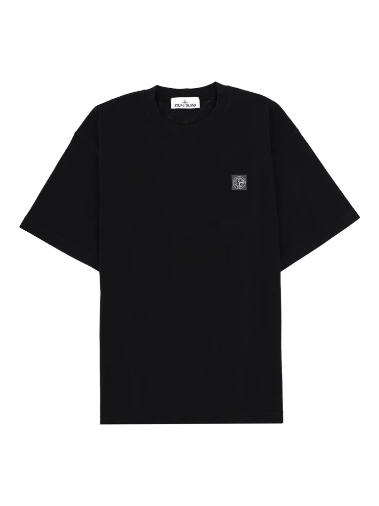 T-SHIRT WITH LOGO PATCH