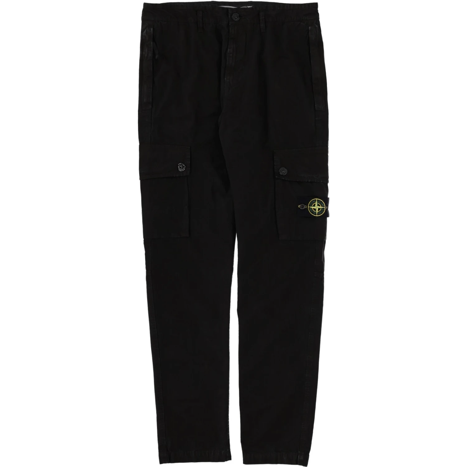 CARGO PANTS WITH LOGO PATCH