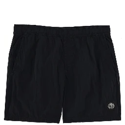 SWIMSUIT WITH LOGO PATCH