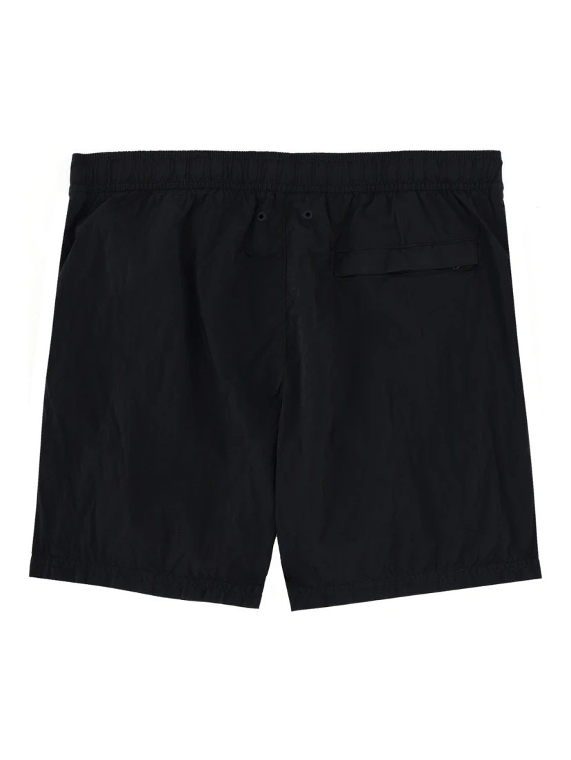 SWIMSUIT WITH LOGO PATCH