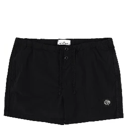 SWIMSUIT WITH LOGO PATCH