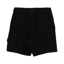 CARGO SHORTS WITH LOGO PATCH