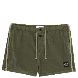 SWIMSUIT WITH LOGO PATCH