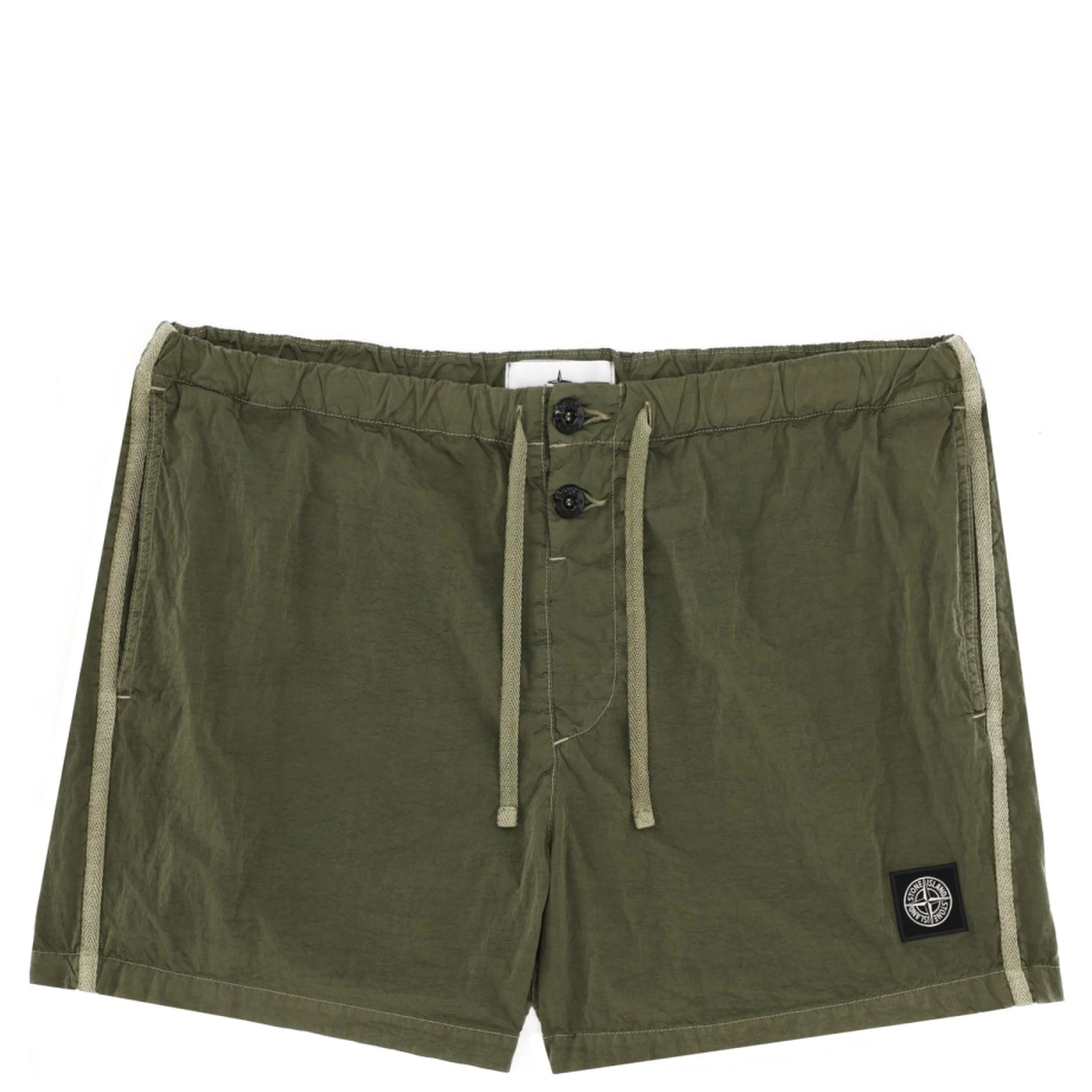 SWIMSUIT WITH LOGO PATCH