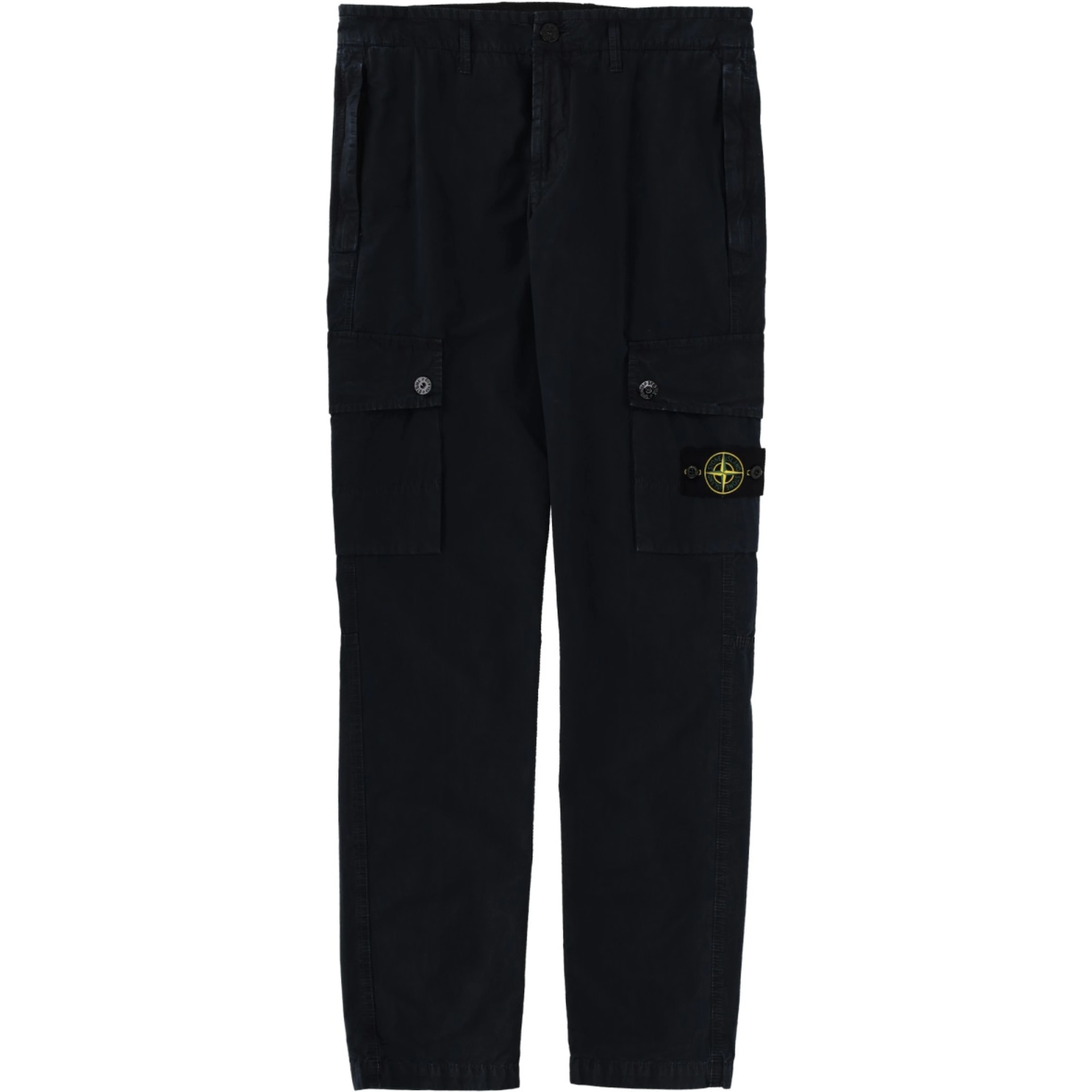 CARGO PANTS WITH LOGO PATCH