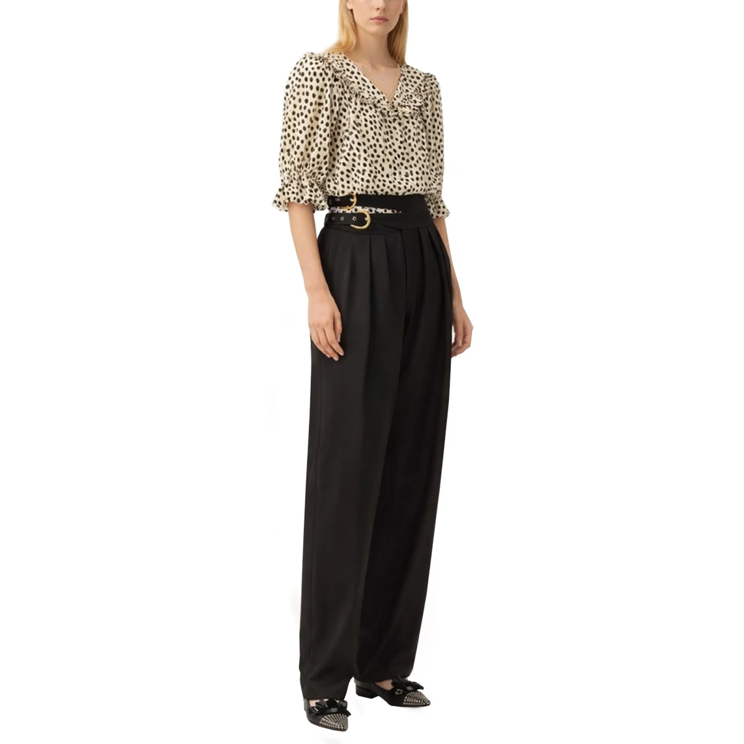WOOL TAILORED PANTS