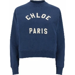 COTTON FLEECE LOGO PULLOVER