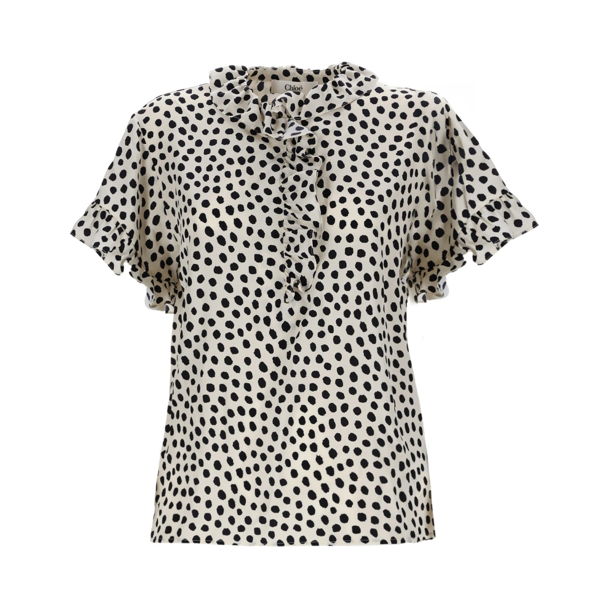 TOP WITH RUFFLES