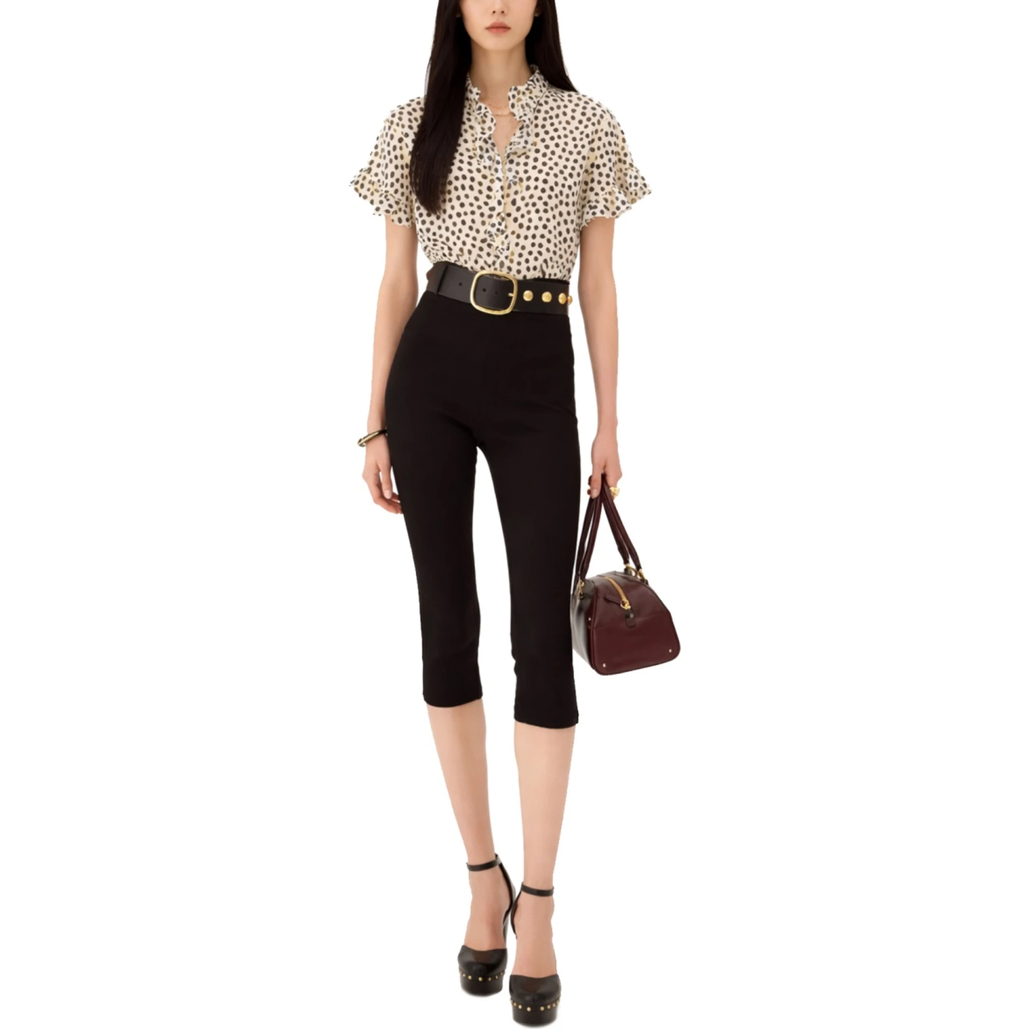 TOP WITH RUFFLES