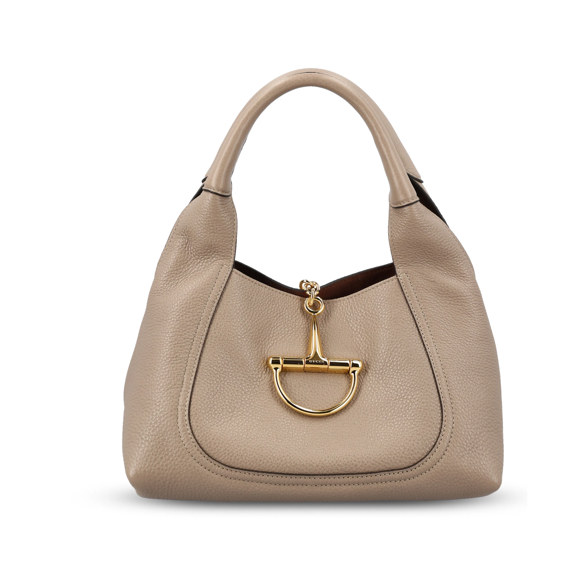 Softbit maxi shoulder bag in leather.
