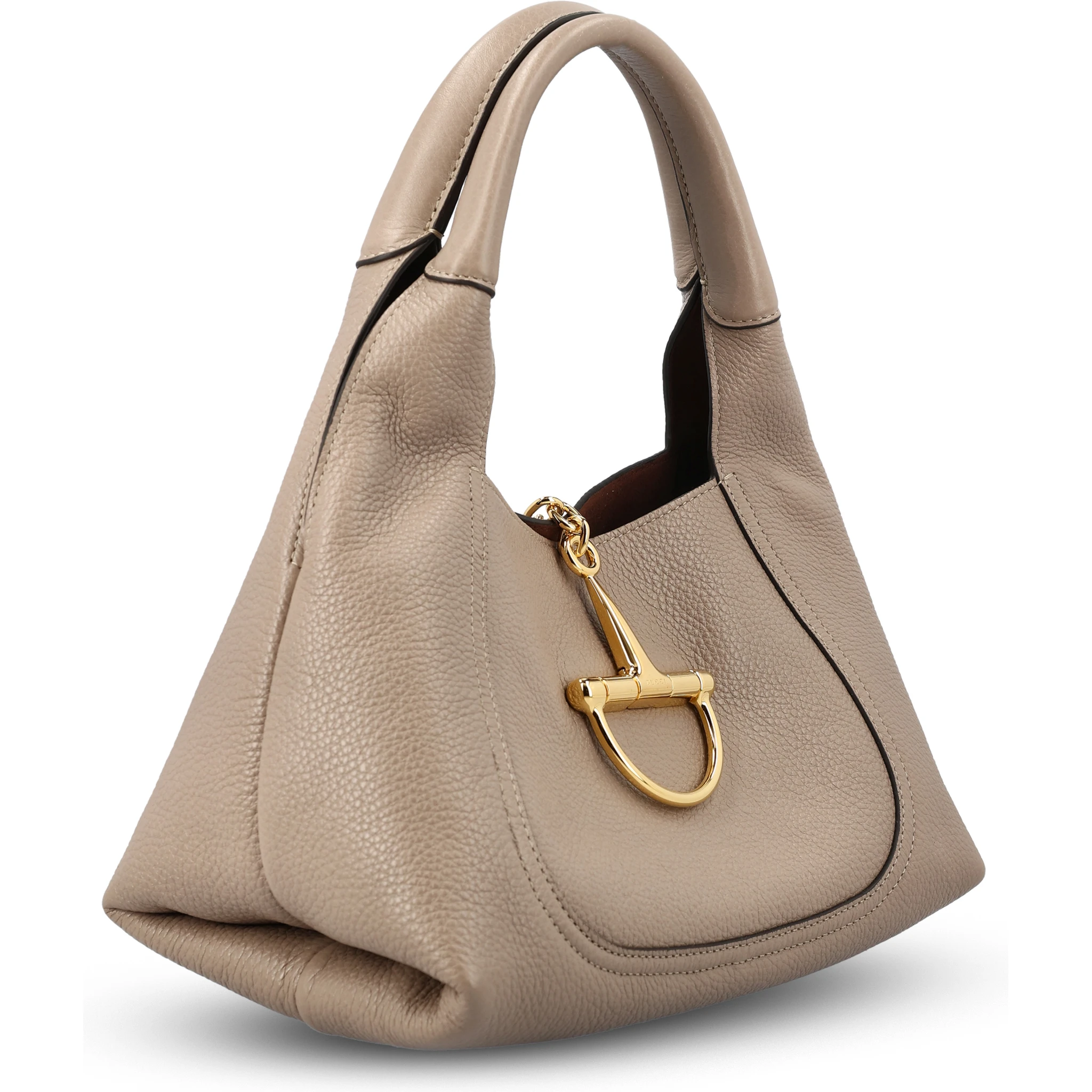Softbit maxi shoulder bag in leather.