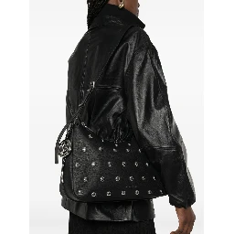 Nolita Studded Suede Shoulder Bag
