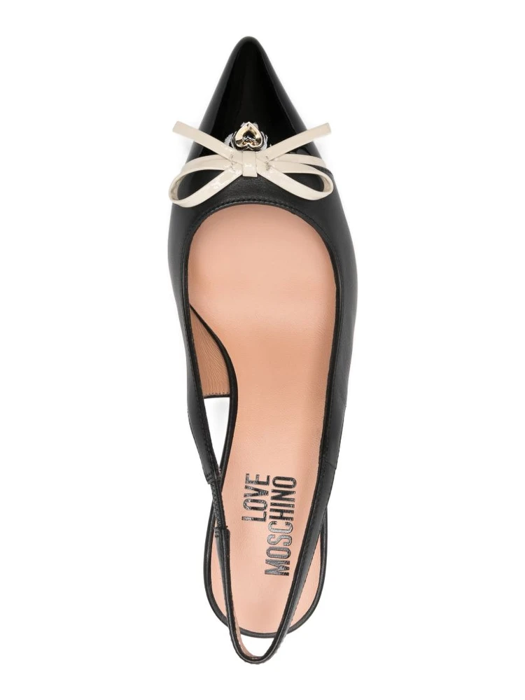 Love Moschino Flat shoes Black alternative