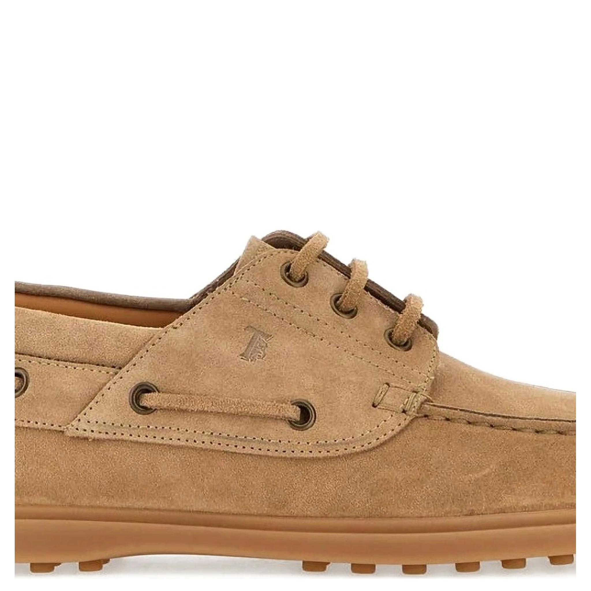 حذاء تودز مسطح بني اللون