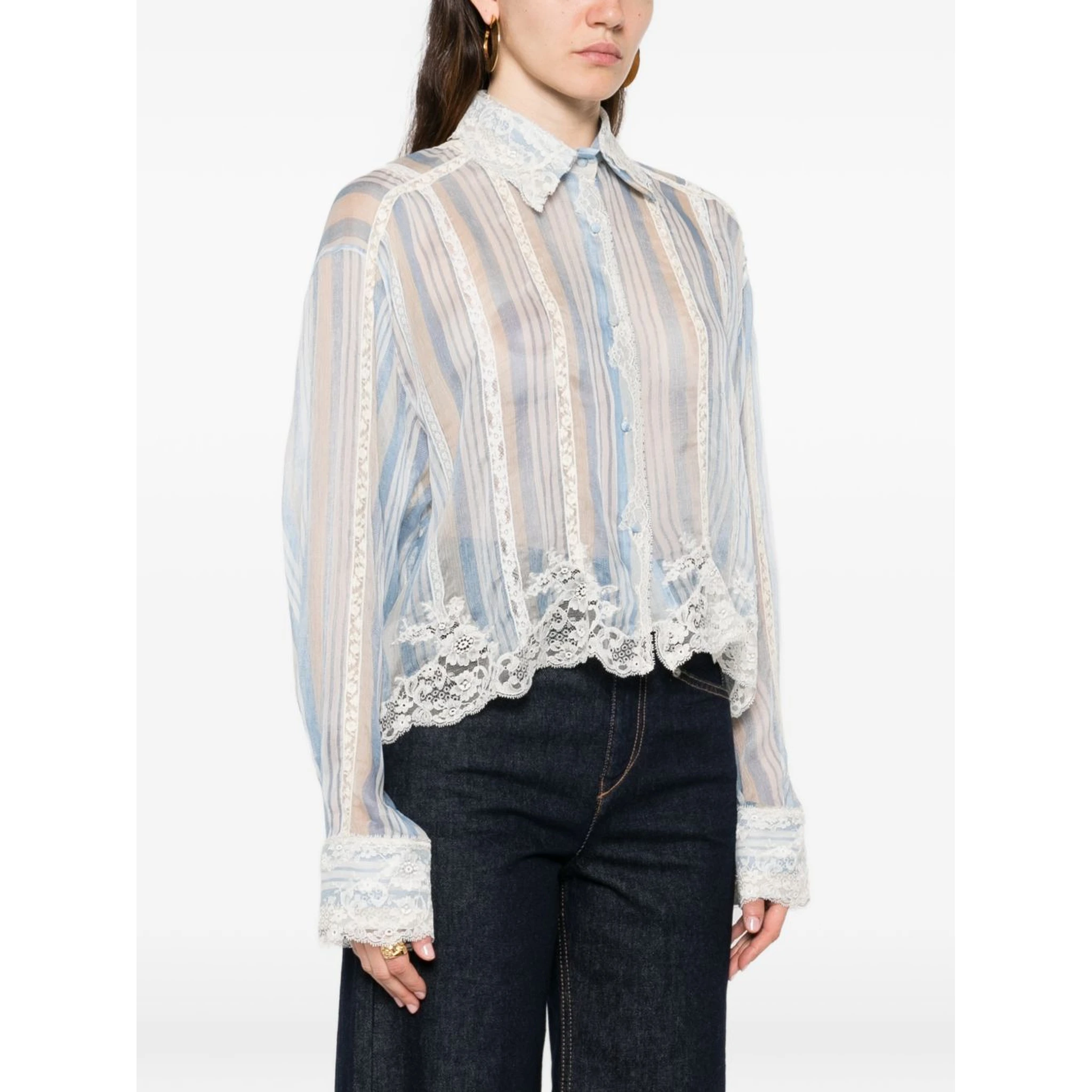 Ermanno Scervino Shirts Light Blue