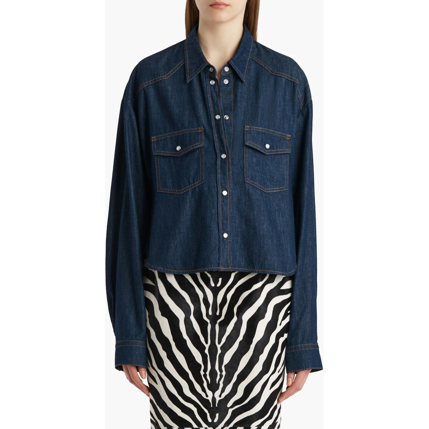 KHAITE Shirts Blue