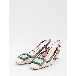 Belle Vivier slingback pumps
