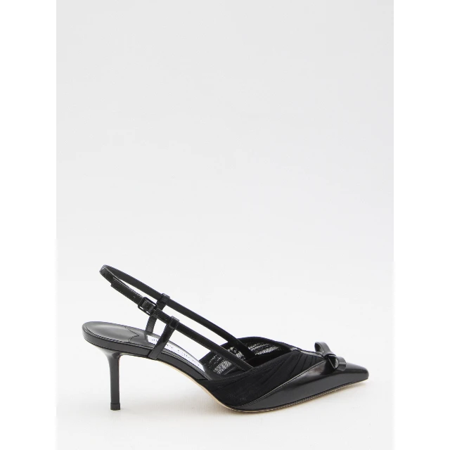 Afia Mesh slingback pumps