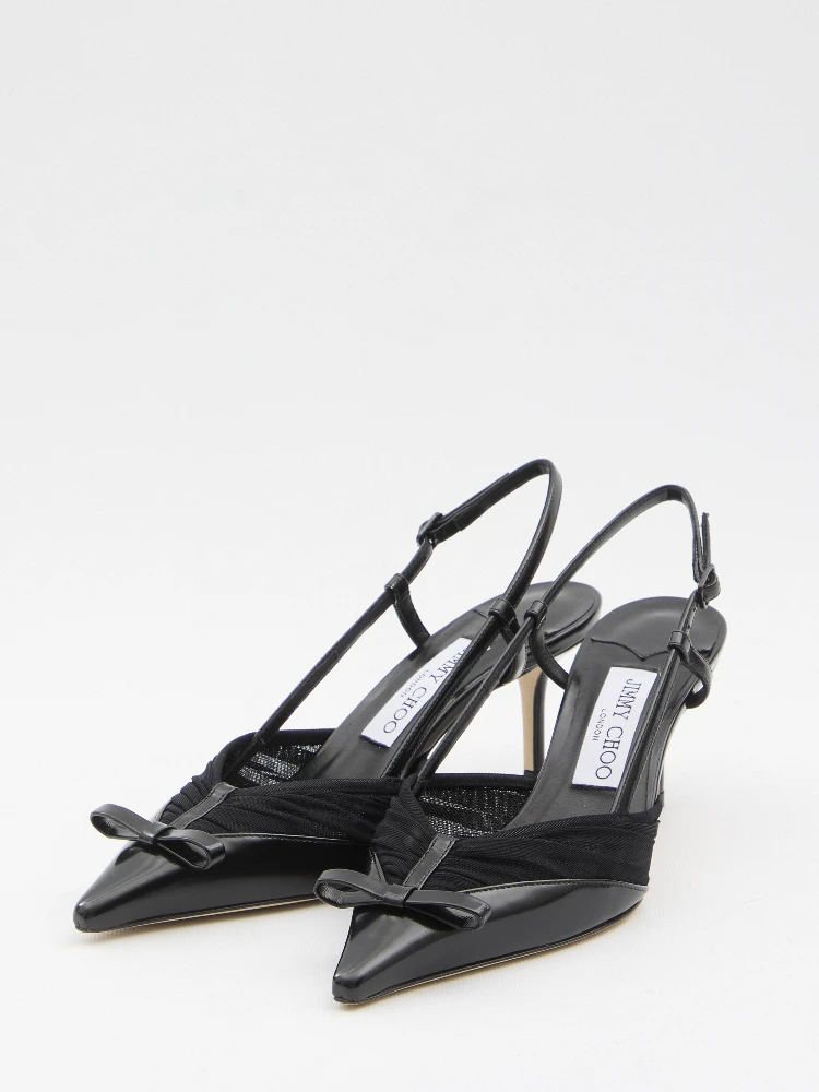 Afia Mesh slingback pumps alternative
