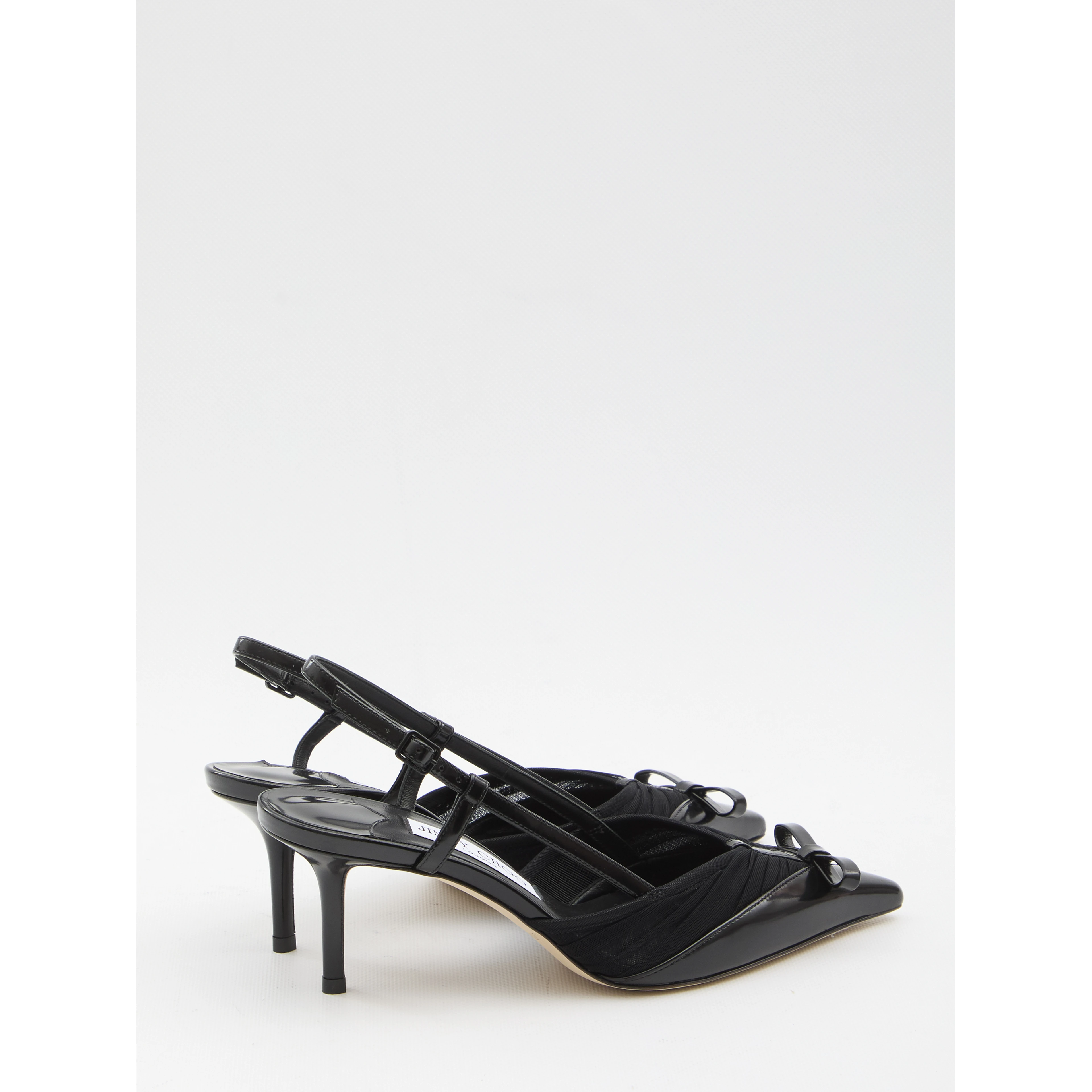 Afia Mesh slingback pumps