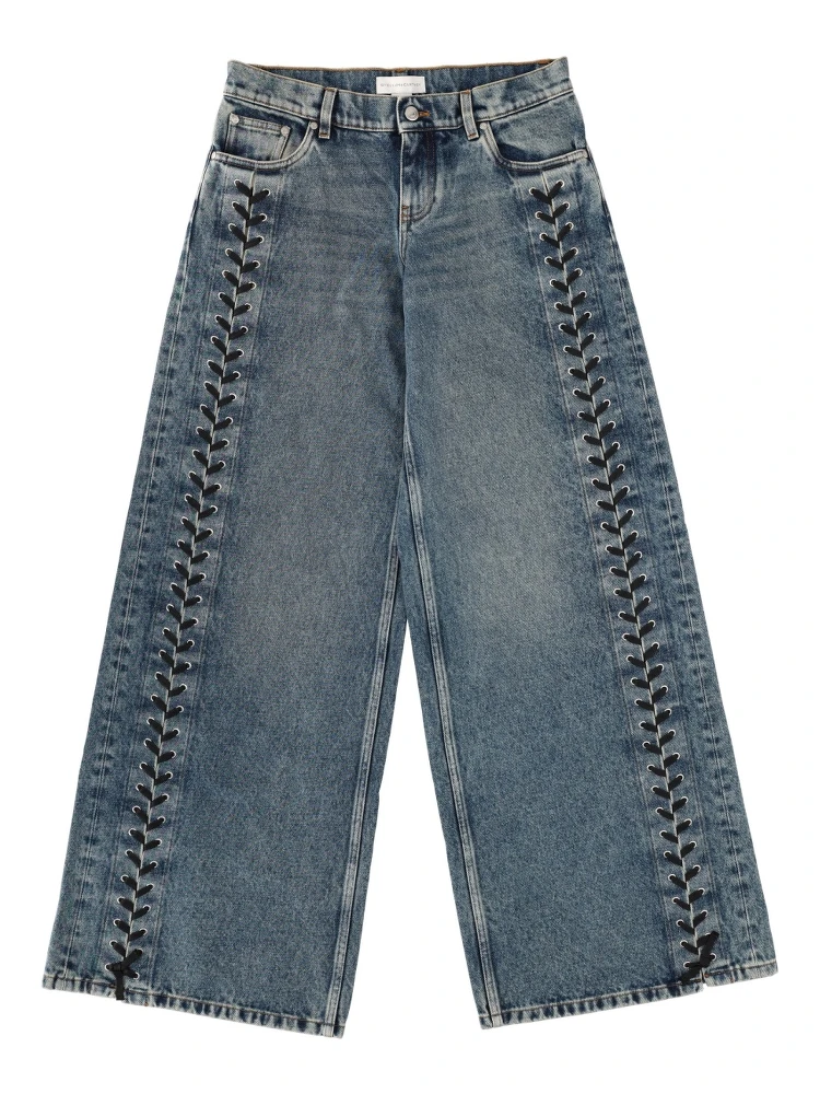 JEANS WITH LACES