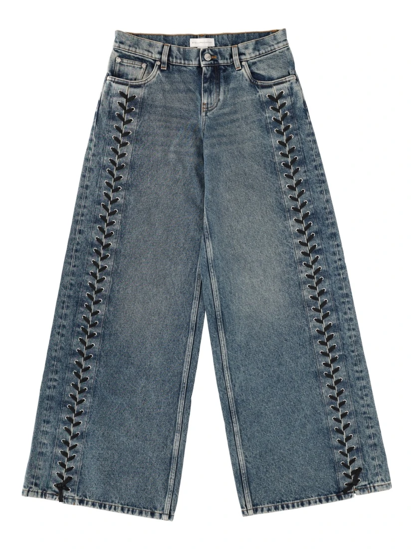 JEANS WITH LACES