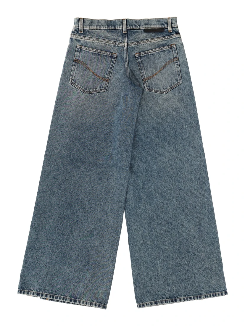 JEANS WITH LACES