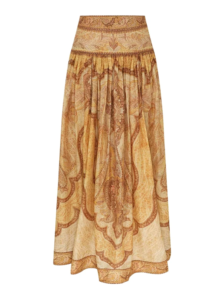 "WANDERLUST" MAXI SKIRT