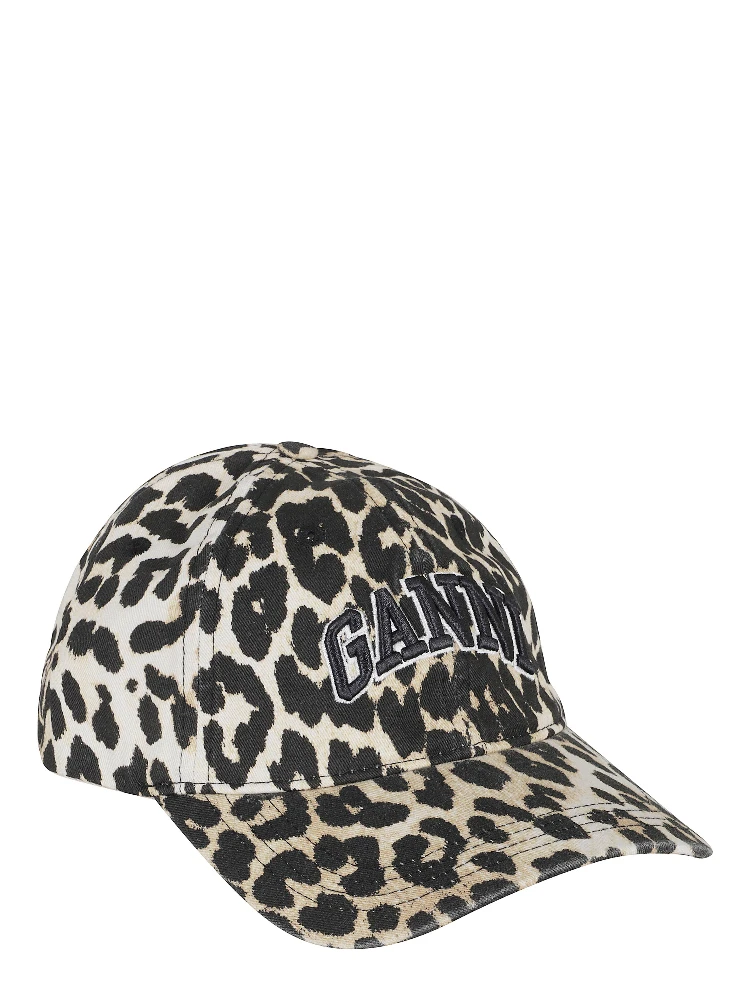 WASHED COTTON CANVAS CAP LEO EMB