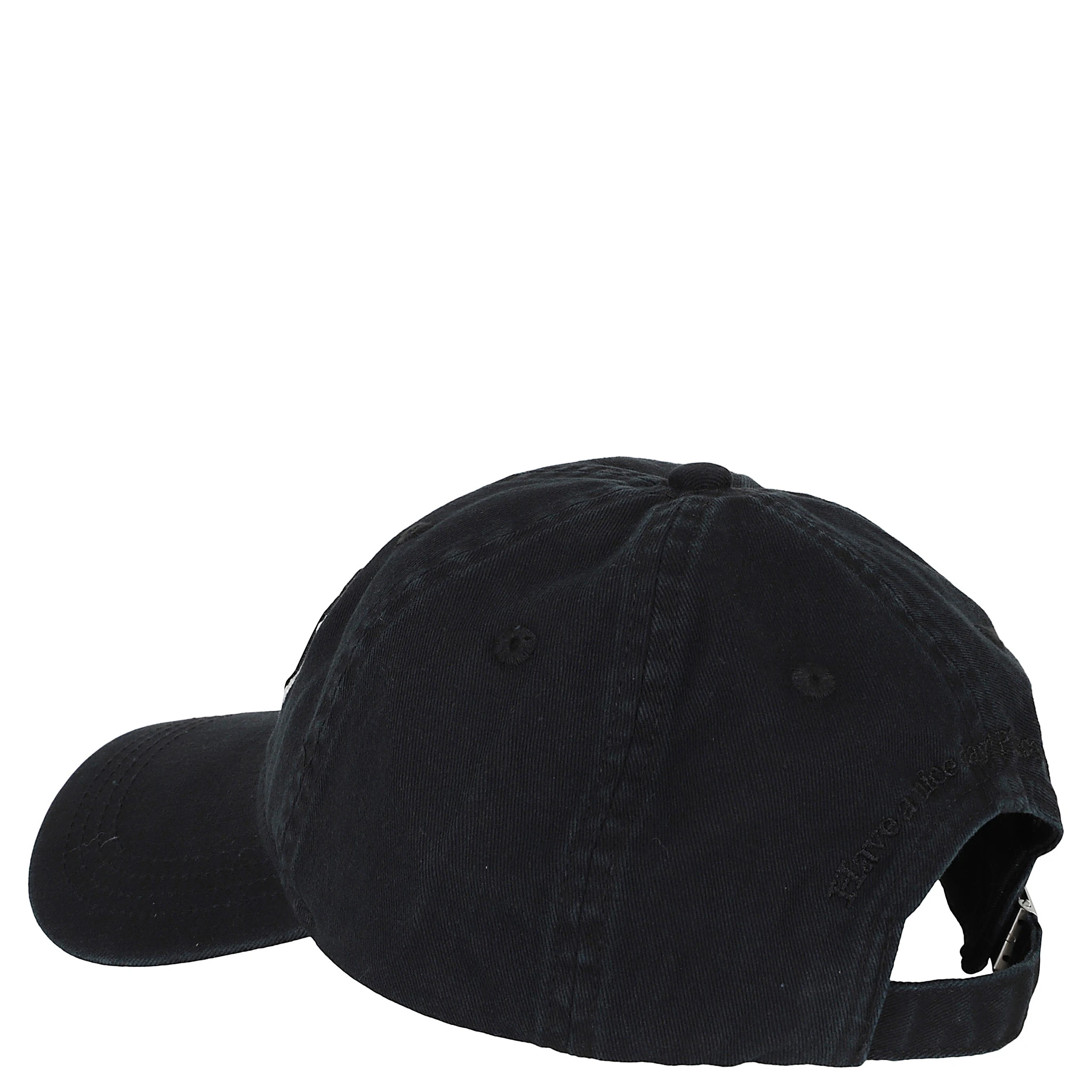 WASHED COTTON CANVAS CAP EMB