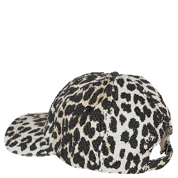 WASHED COTTON CANVAS CAP LEO EMB