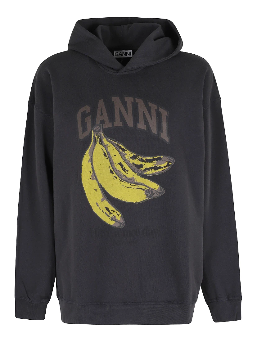 ISOLI HOODIE BANANA PRINT