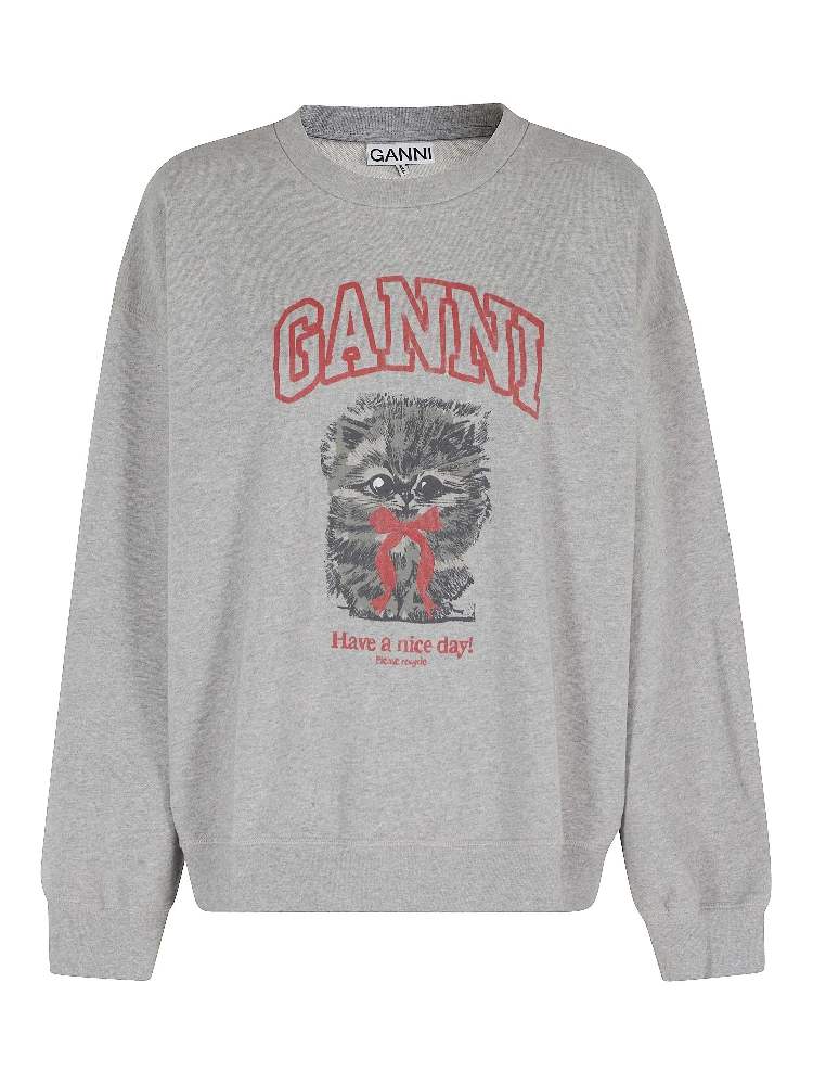 ISOLI CREWMNECK MARGOT KITTY PRINT